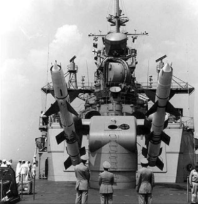 Solve USS Long Beach CGN9 RIM8 Talos Missile Launcher jigsaw puzzle