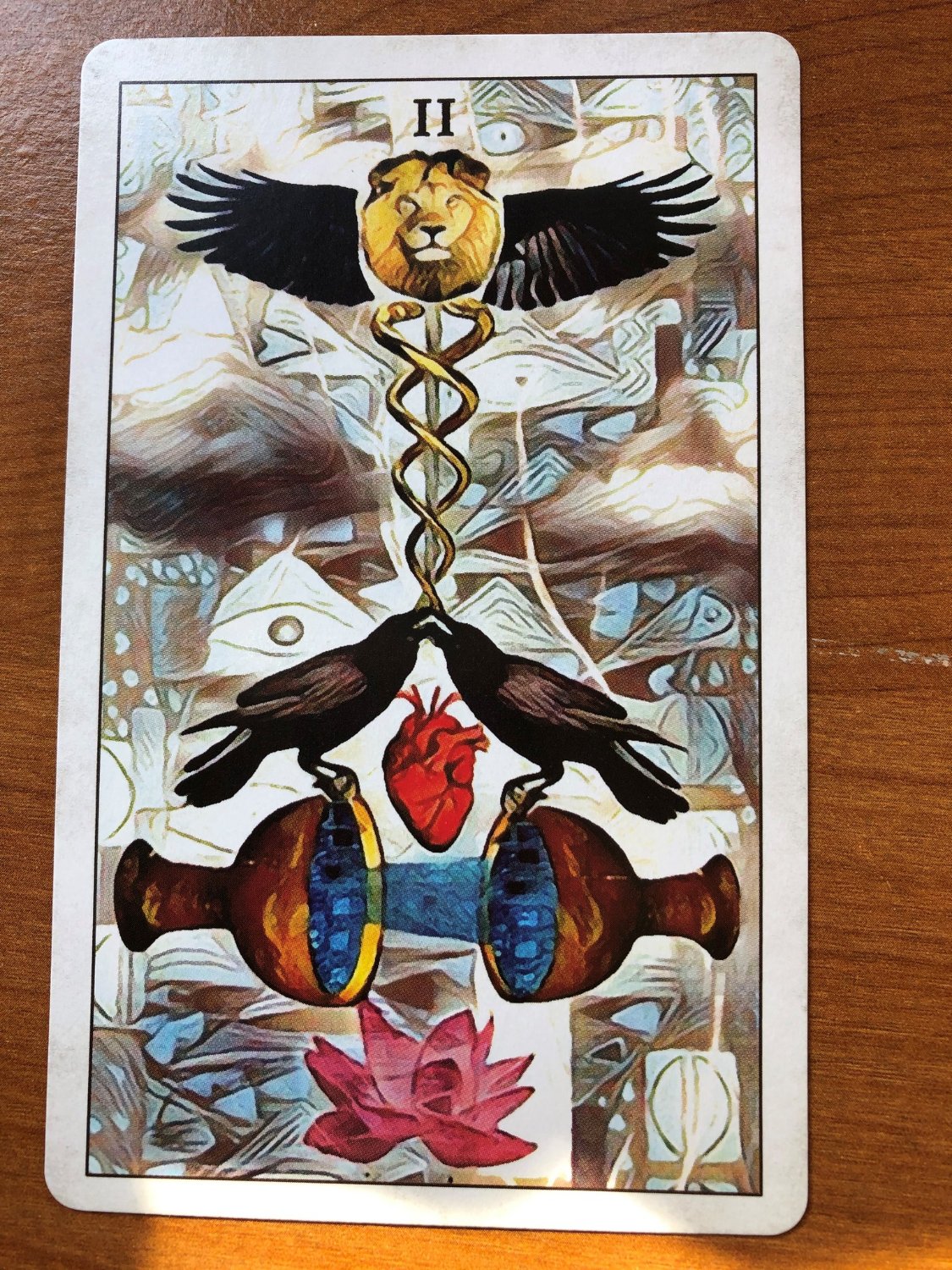 Solve Tarot 11 April jigsaw puzzle online with 48 pieces