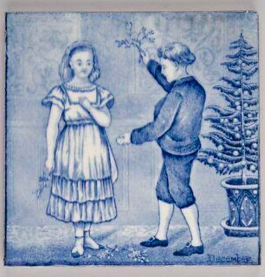 Solve ‘December’, Tile, Josiah Wedgwood and Sons, Deigned by Helen ...