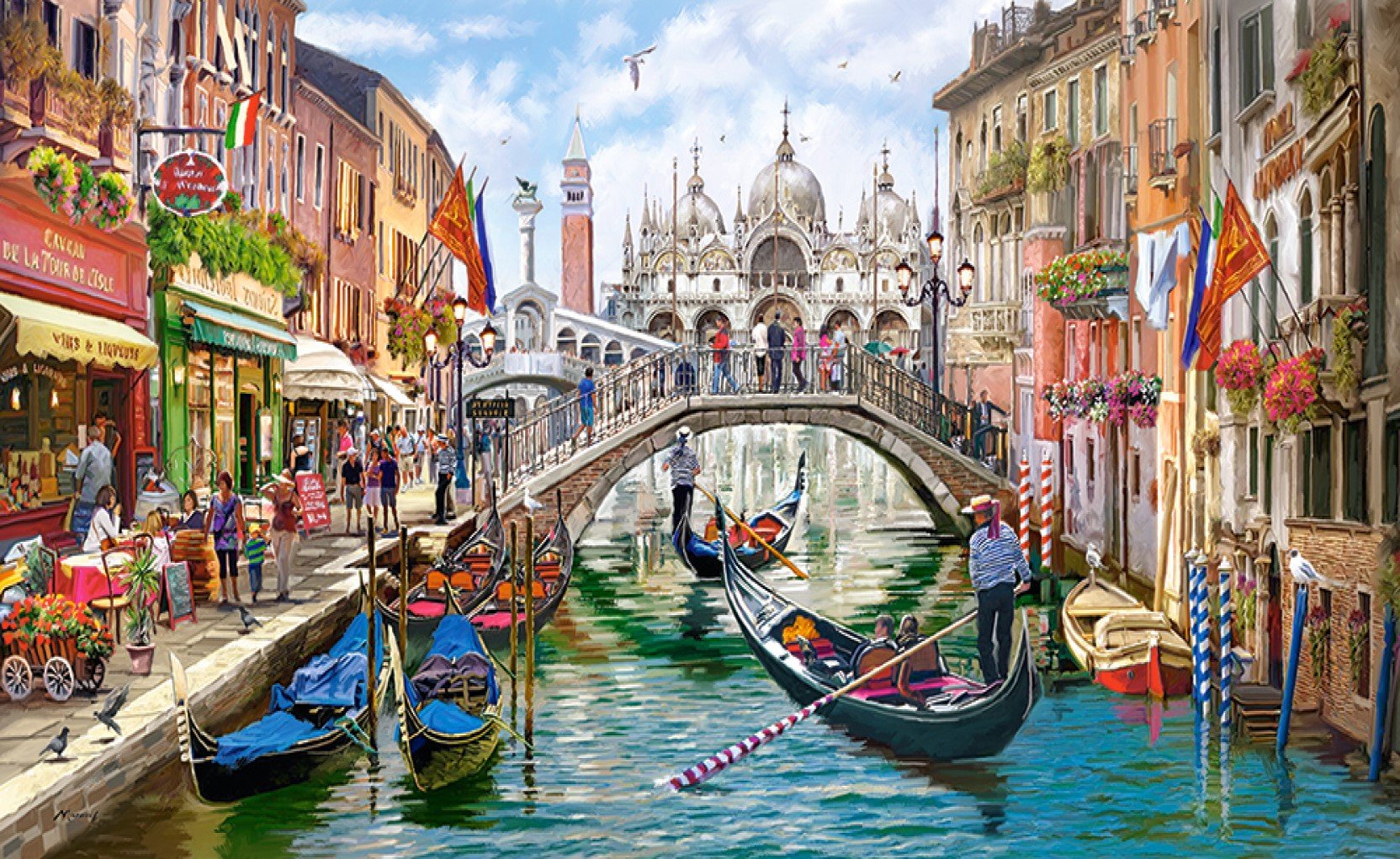 Anatolian Puzzle - Romantic Venice, 500 Piece Puzzle, 3633