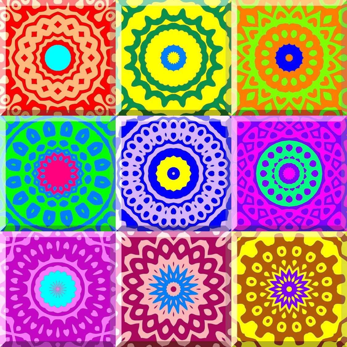 Complement Puzzle Solve Complementary Colors jigsaw puzzle online with 36 pieces