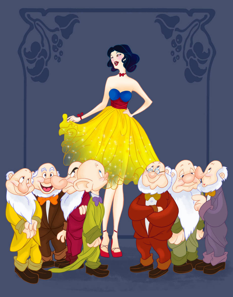 Solve Disney Prom: Snow White jigsaw puzzle online with 320 pieces
