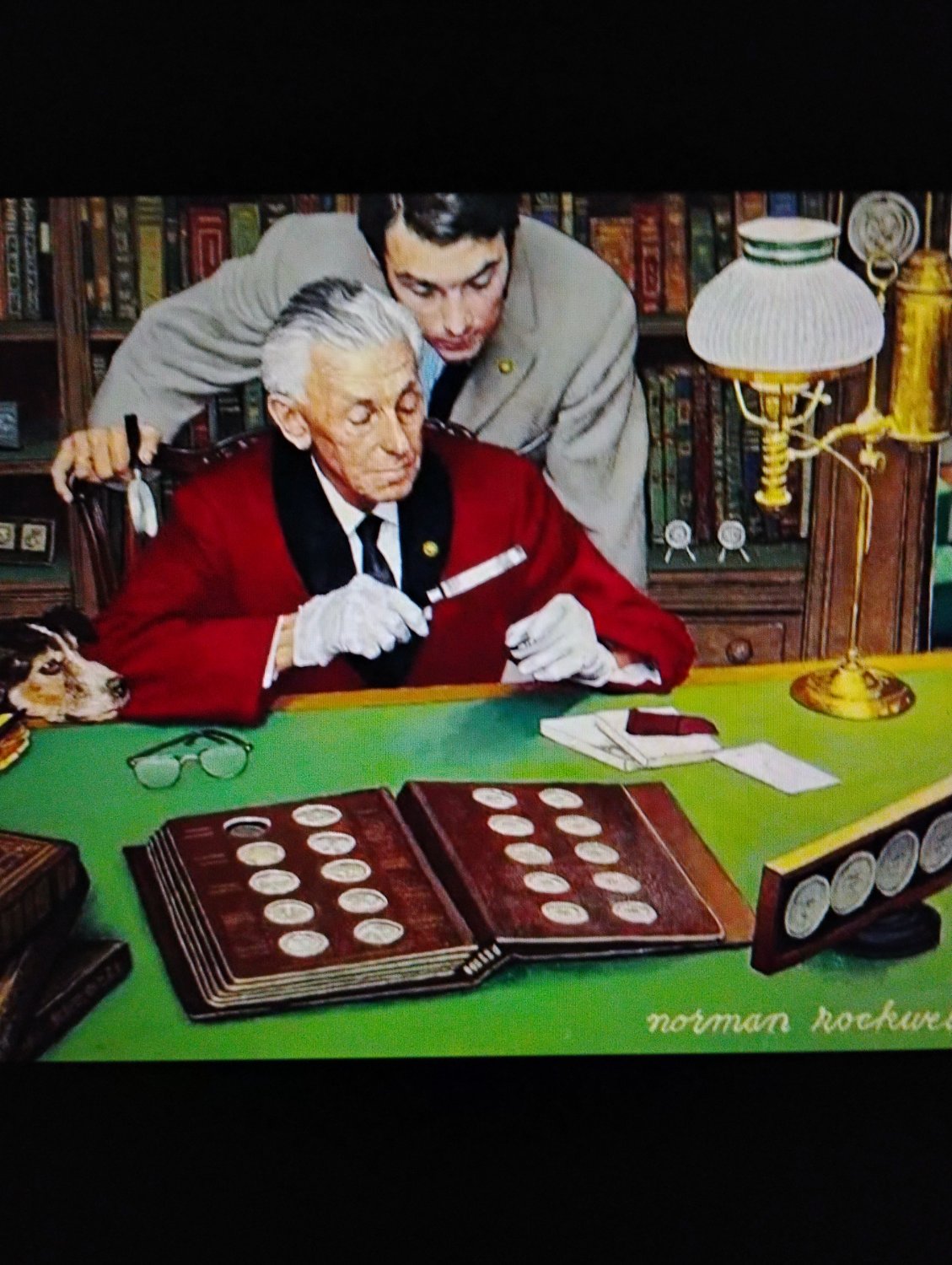 Solve Norman Rockwell jigsaw puzzle online with 63 pieces