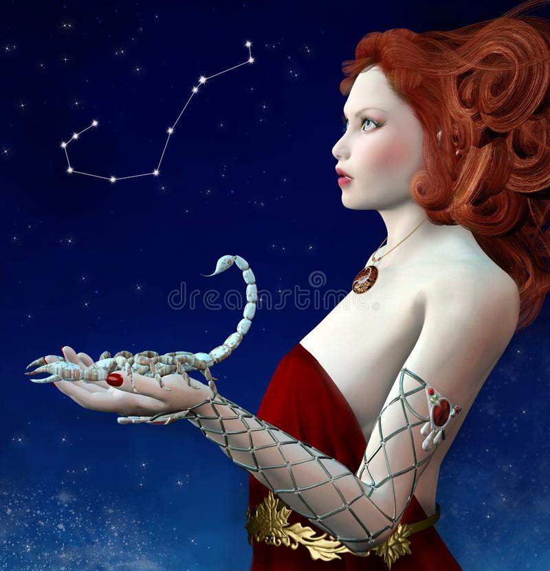 BBOLDIN Scorpio Zodiac Jigsaw Puzzle - 1000 Pieces Fantasy Style, 27.6x19.7 Inches