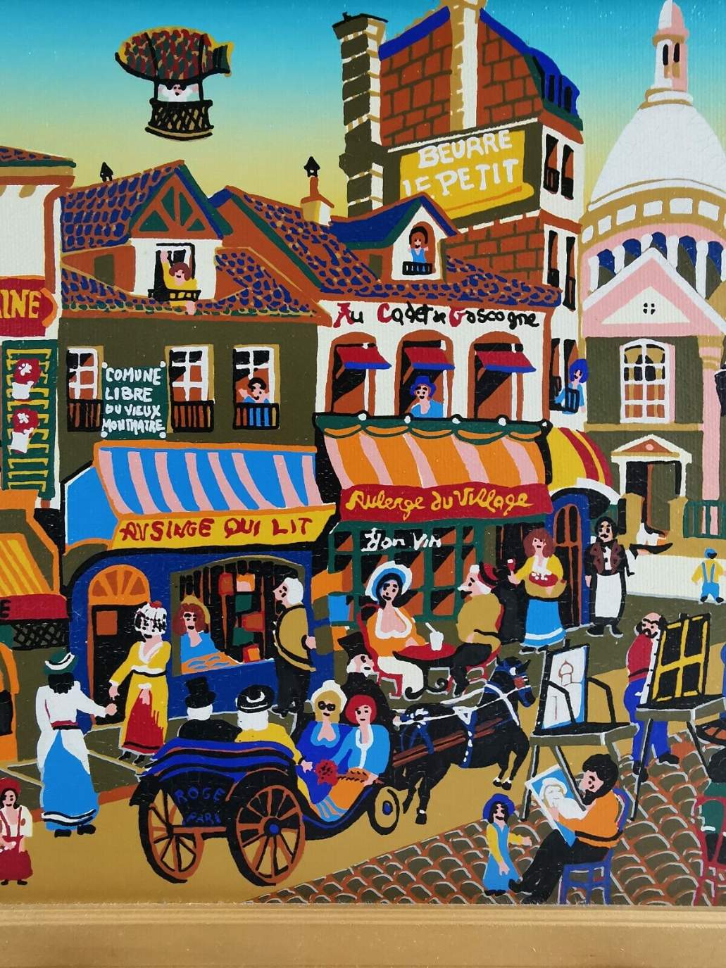 Buffalo Games 1000 Piece Jigsaw Puzzle - Christmas in Montmartre, Multicolor, 26.75 x 19.75 inches, Challenging Fun for Adults