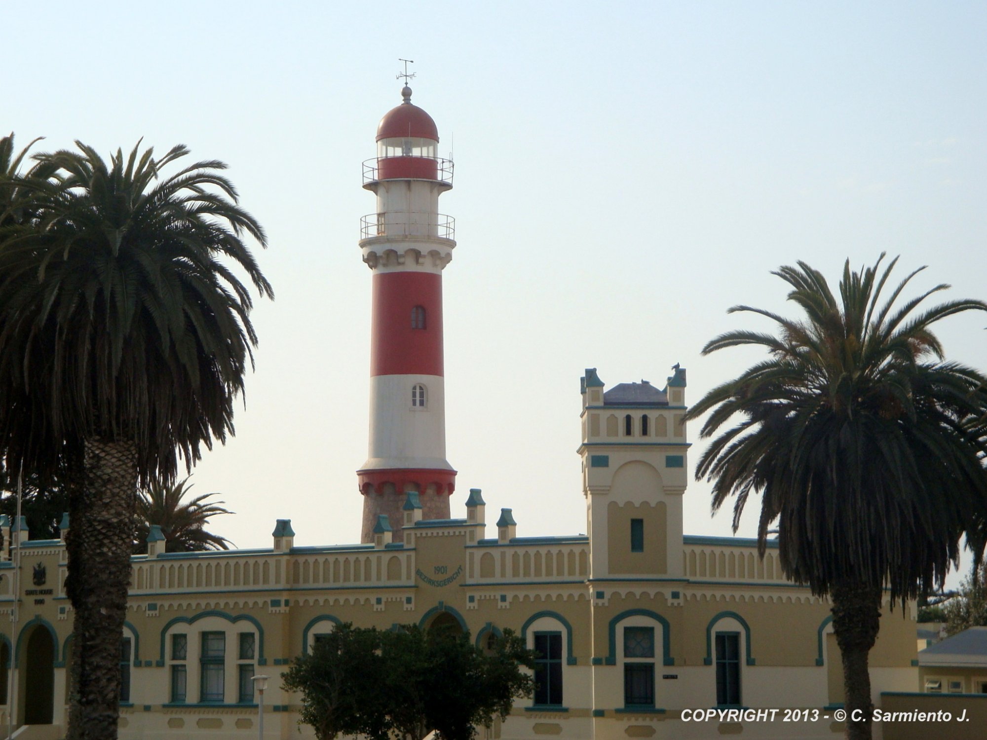 Solve NAMIBIA Swakopmund The Lighthouse jigsaw puzzle online with