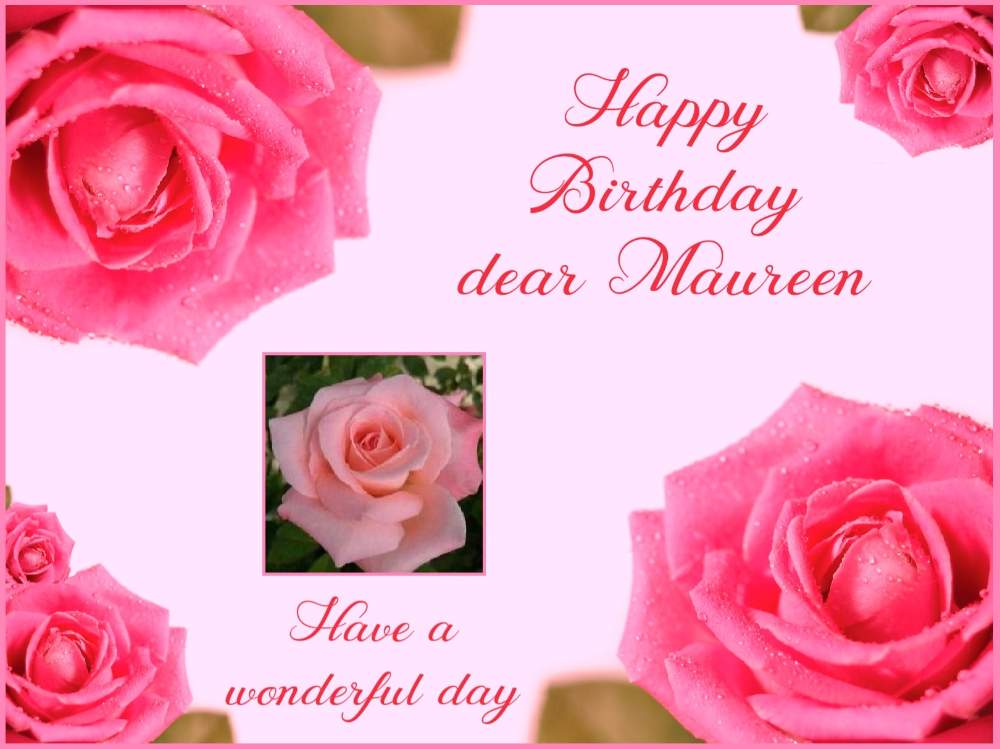 Solve Happy 77th Birthday dear Maureen (amakrokis2) jigsaw puzzle