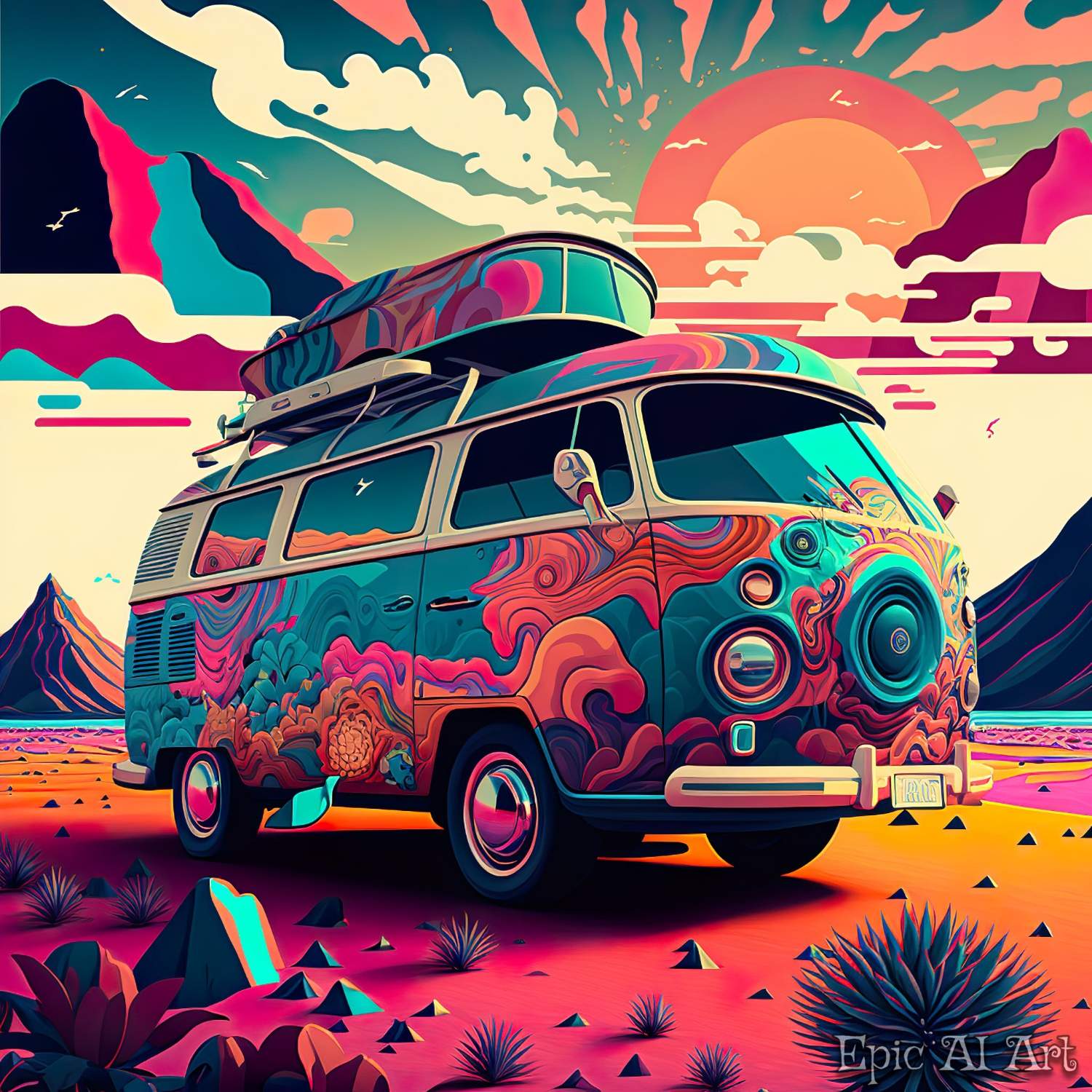 Solve Van jigsaw puzzle online with 600 pieces