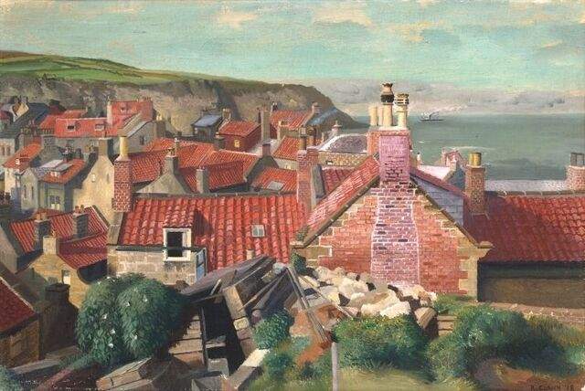 Solve Red Roofs, Robin Hood's Bay, Yorkshire jigsaw puzzle online with ...