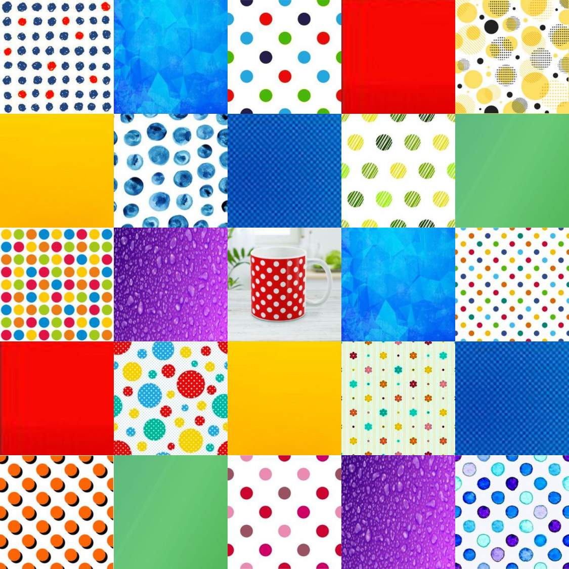 Solve Dotty Dots II 937 jigsaw puzzle online with 49 pieces