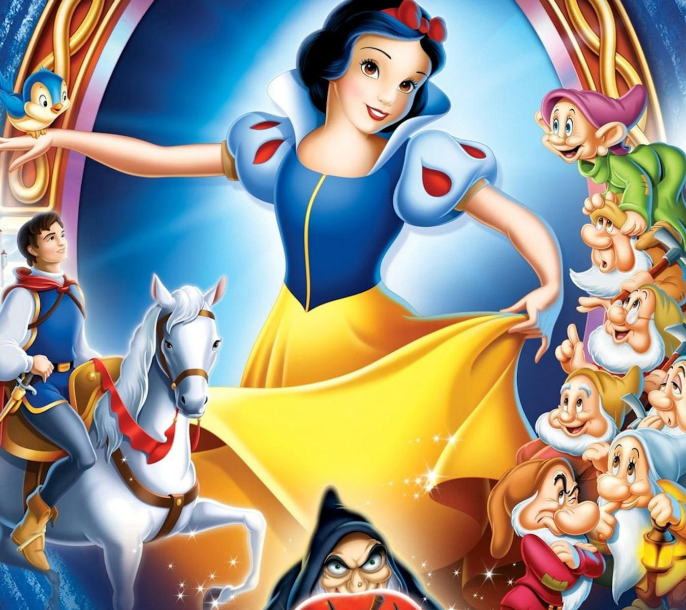 Solve Snow White jigsaw puzzle online with 460 pieces