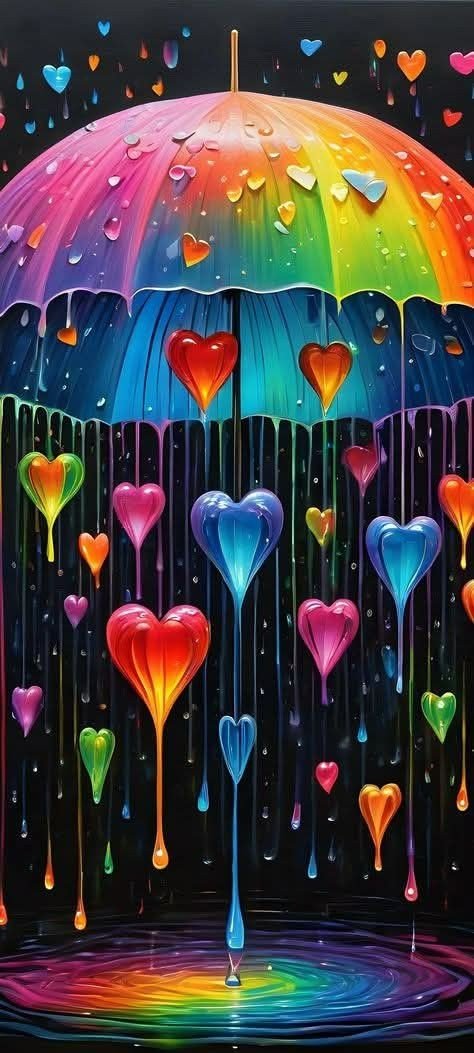 Solve It's Raining Hearts jigsaw puzzle online with 78 pieces
