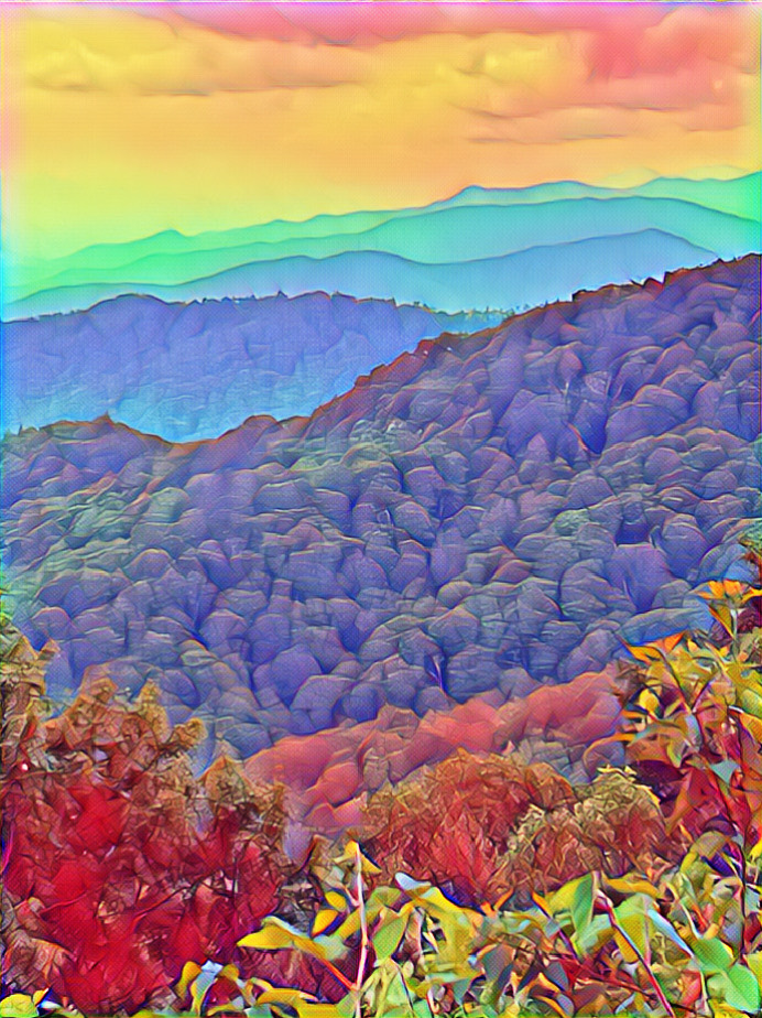 Solve Blue ridge parkway jigsaw puzzle online with 80 pieces