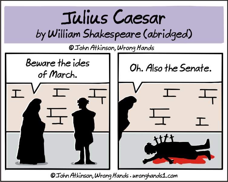 Solve Julius Caesar (abridged) jigsaw puzzle online with 48 pieces