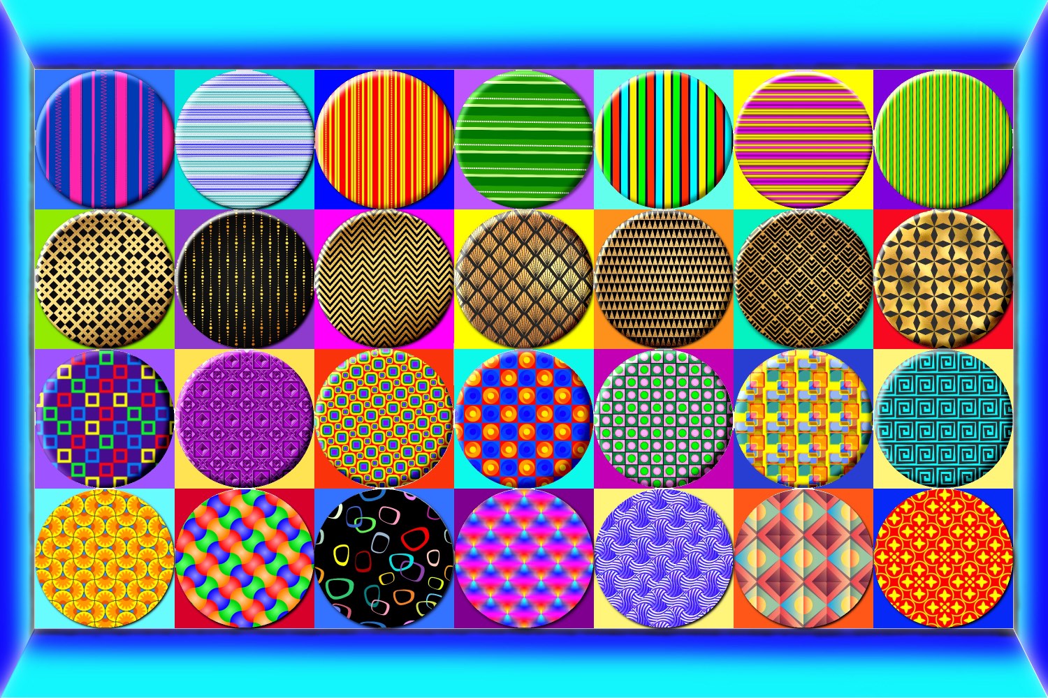 Solve Almost Buttons 😊 jigsaw puzzle online with 24 pieces