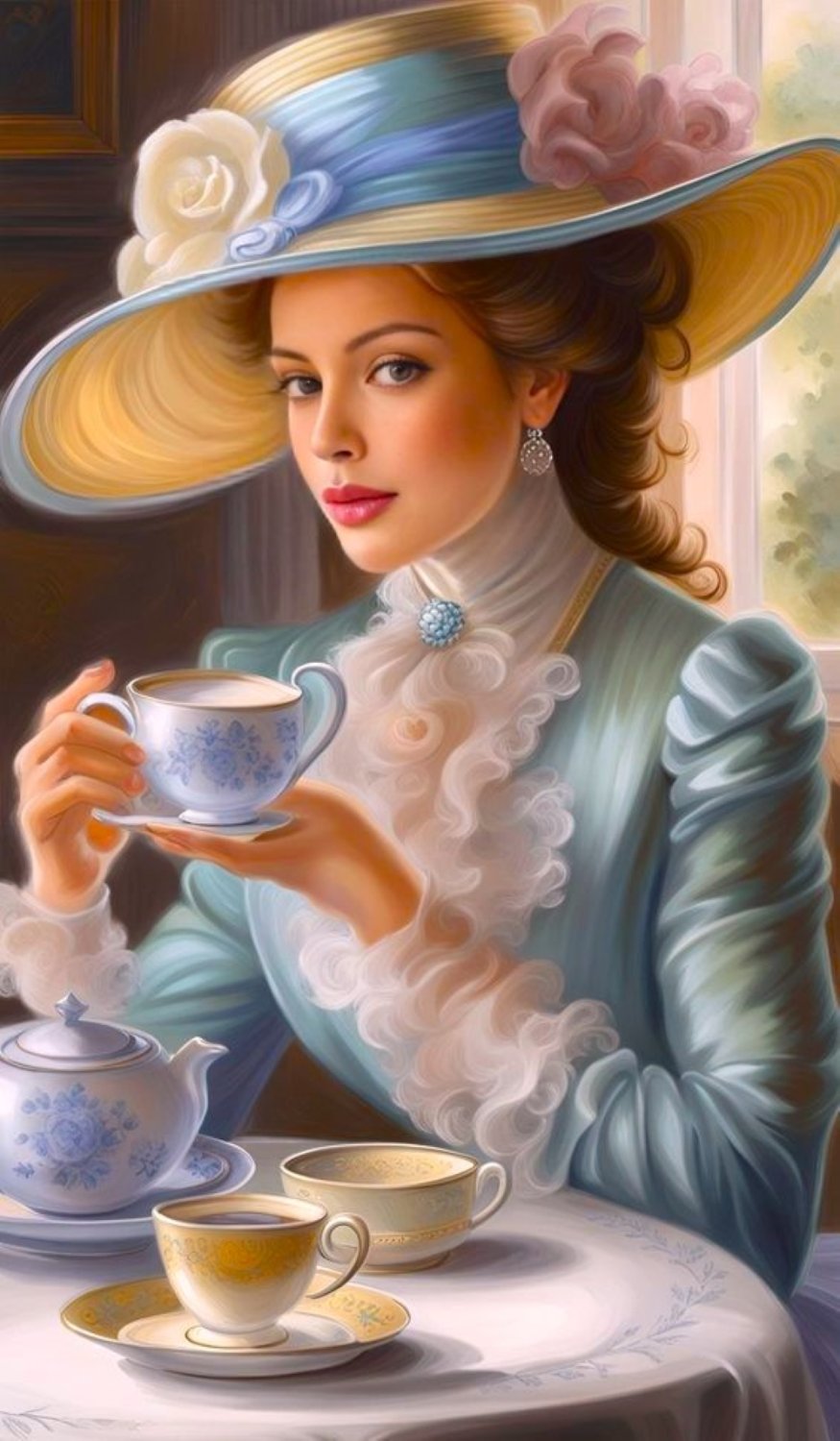 Solve Spot Of Tea Jigsaw Puzzle Online With 84 Pieces solve-spot-of-tea-jigsaw-puzzle-online-with-84-pieces
