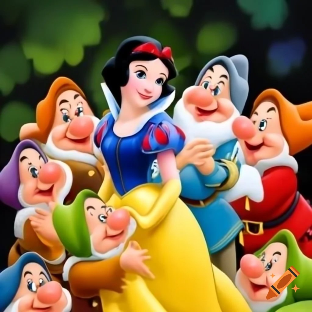 Solve Snow White & the Seven Dwarves jigsaw puzzle online with 306 pieces