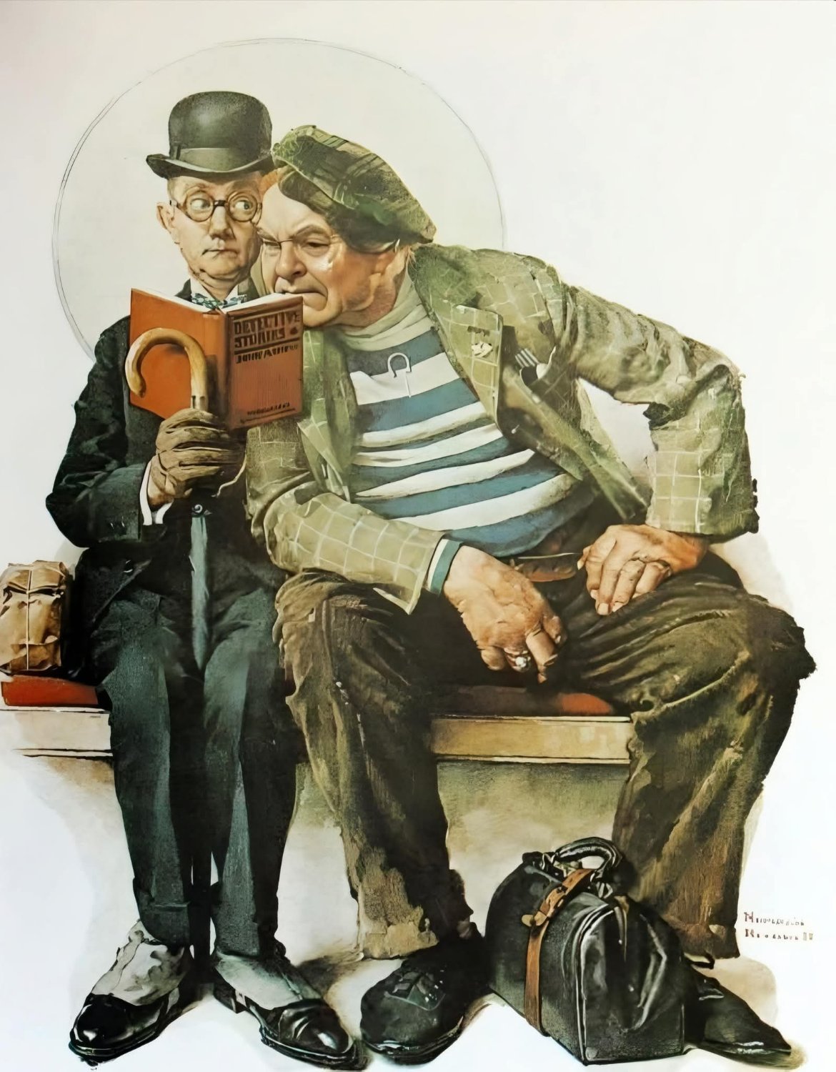 Solve Norman Rockwell jigsaw puzzle online with 80 pieces
