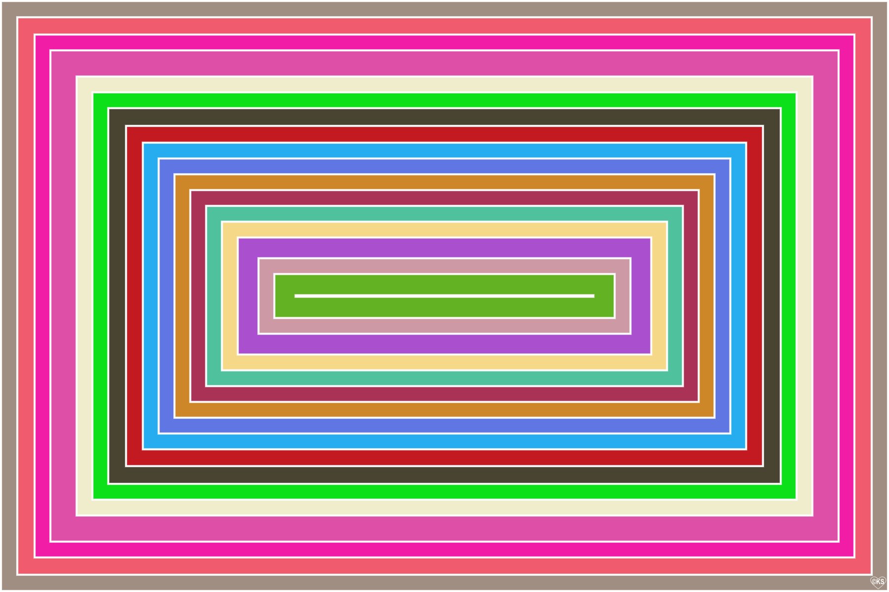 Solve Concentric Rectangles!! ~ H jigsaw puzzle online with 600 pieces