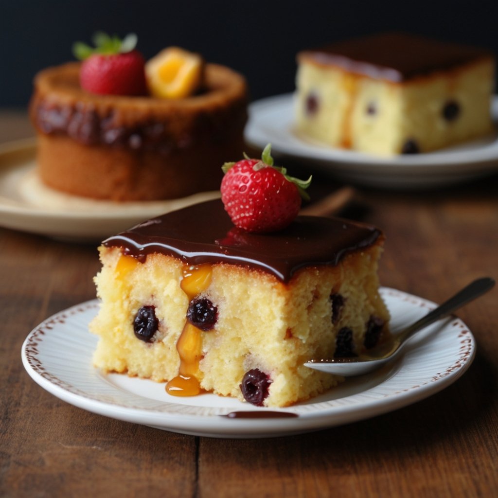 Pudding Puzzle Cake