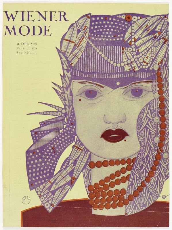 Wiener Mode Pattern Solve Wiener Mode Cover 1928 jigsaw puzzle online with 99 pieces
