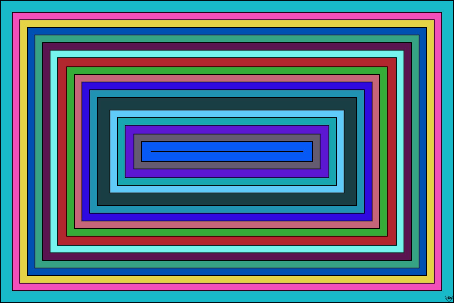 Solve Concentric Rectangles!! ~ H jigsaw puzzle online with 600 pieces
