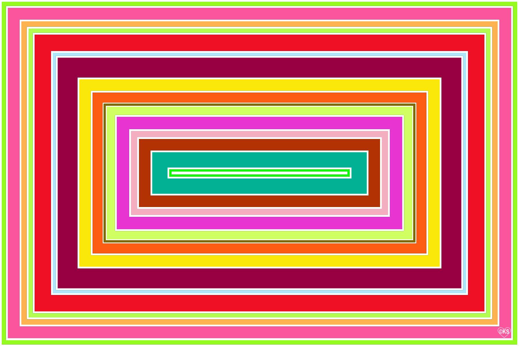 Solve Concentric Rectangles!! ~ H jigsaw puzzle online with 600 pieces