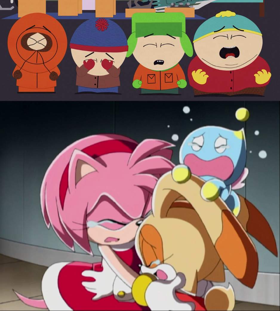 Solve South Park Boys crying with Amy, Cream and Cheese jigsaw puzzle ...
