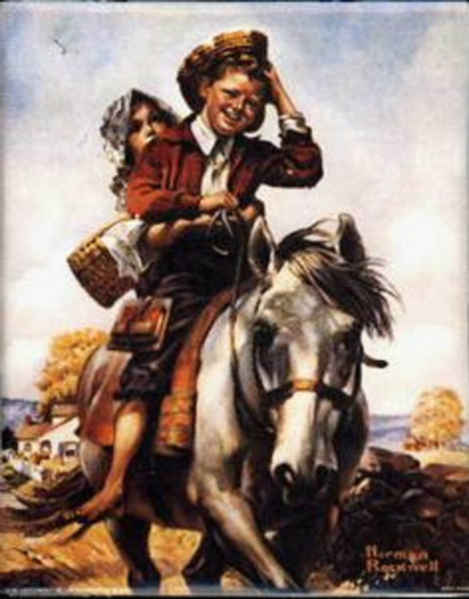Solve Going to School by Norman Rockwell jigsaw puzzle online with 130 ...