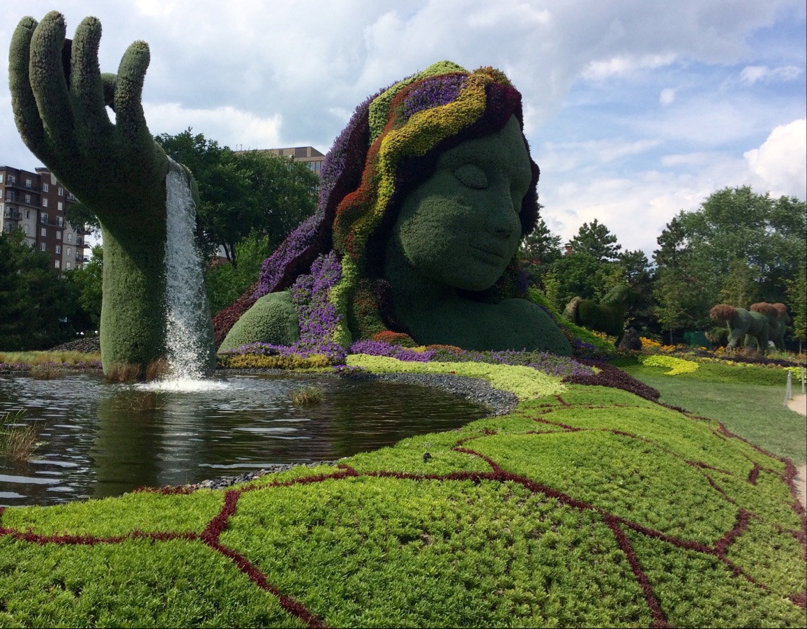 Solve Gaia, Canada's 150th, Mosaic Garden, Gatineau jigsaw puzzle