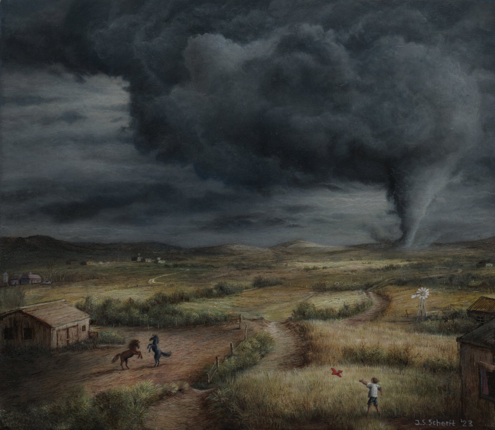 1000 Piece Jigsaw Puzzle 'Storm Chased' - Premium Quality, 48x68 Cm Finished Size, UK Made