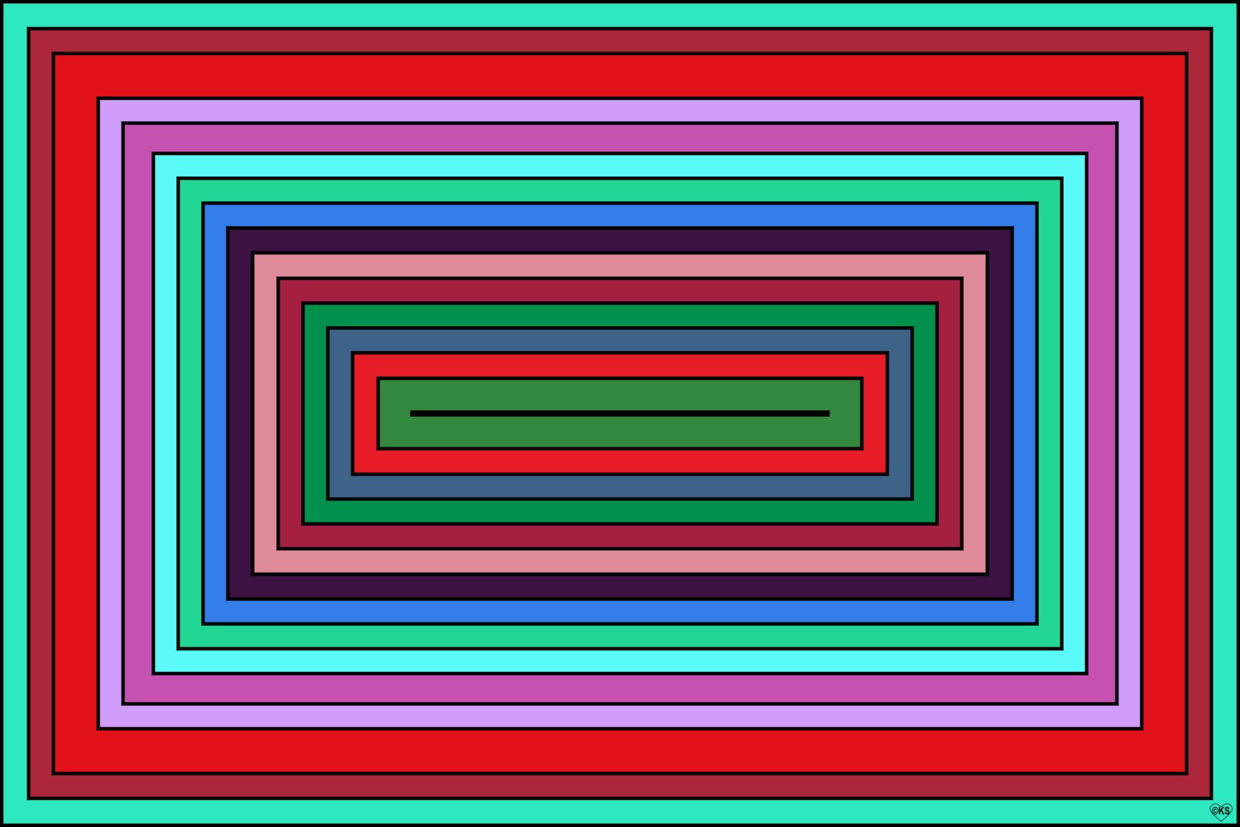Solve Concentric Rectangles!! ~ H jigsaw puzzle online with 600 pieces