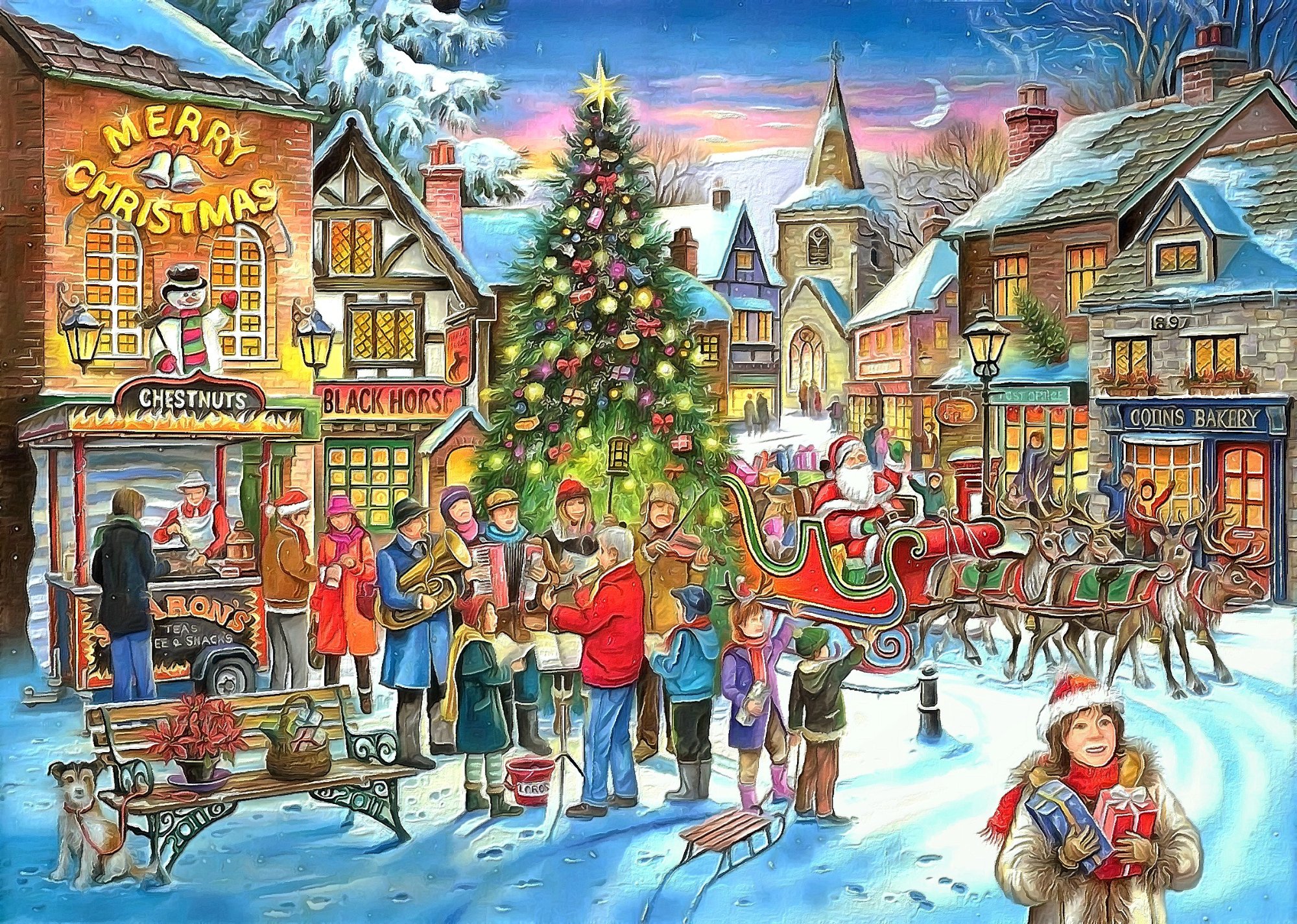 Solve Festive jigsaw puzzle online with 88 pieces