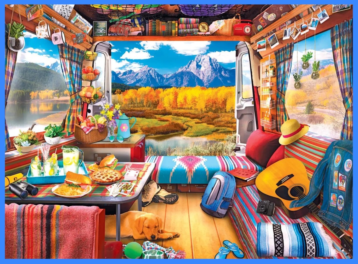 Shape Puzzle Rv Solve Camper Van jigsaw puzzle online with 352 pieces