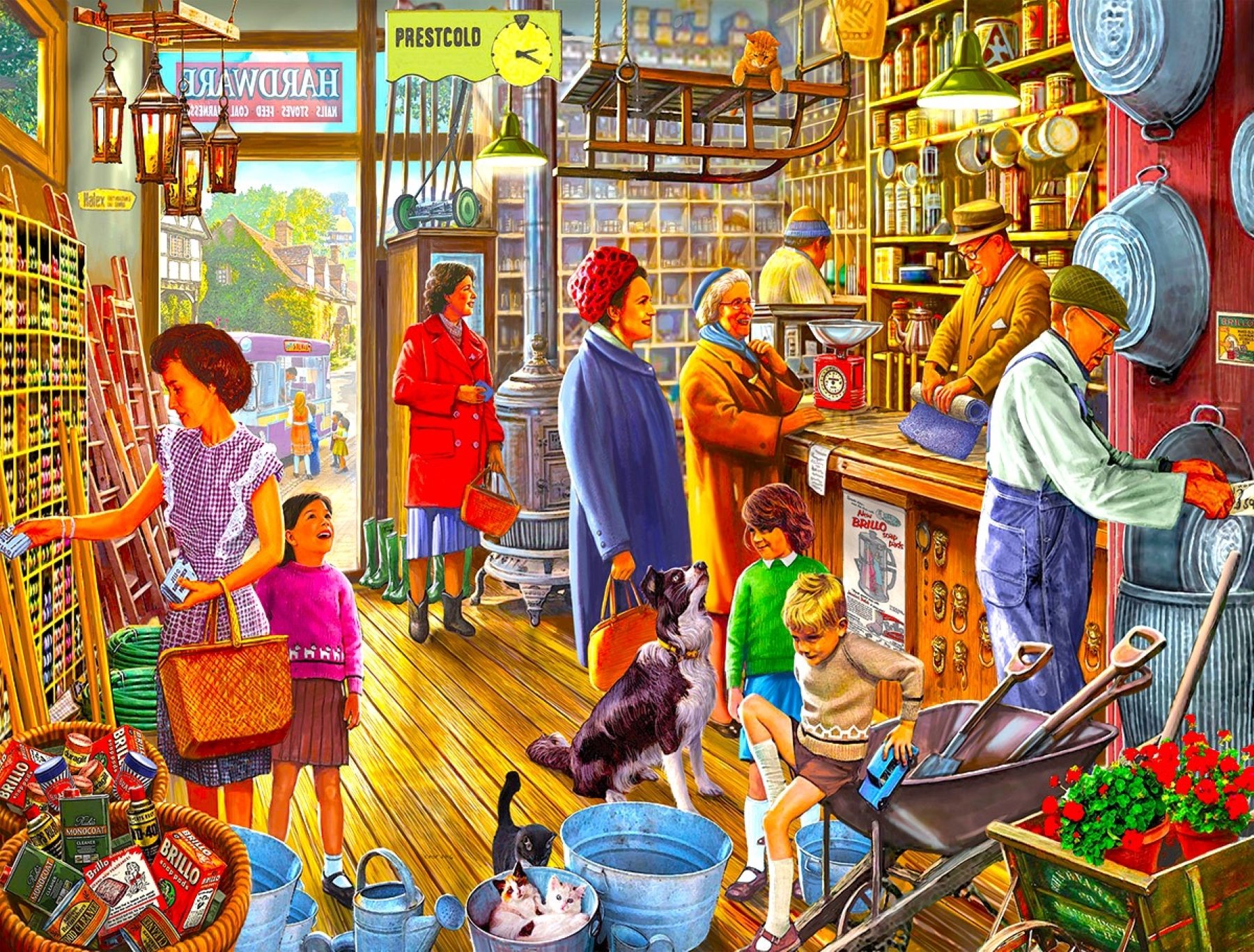 Solve At the Hardware Store jigsaw puzzle online with 594 pieces