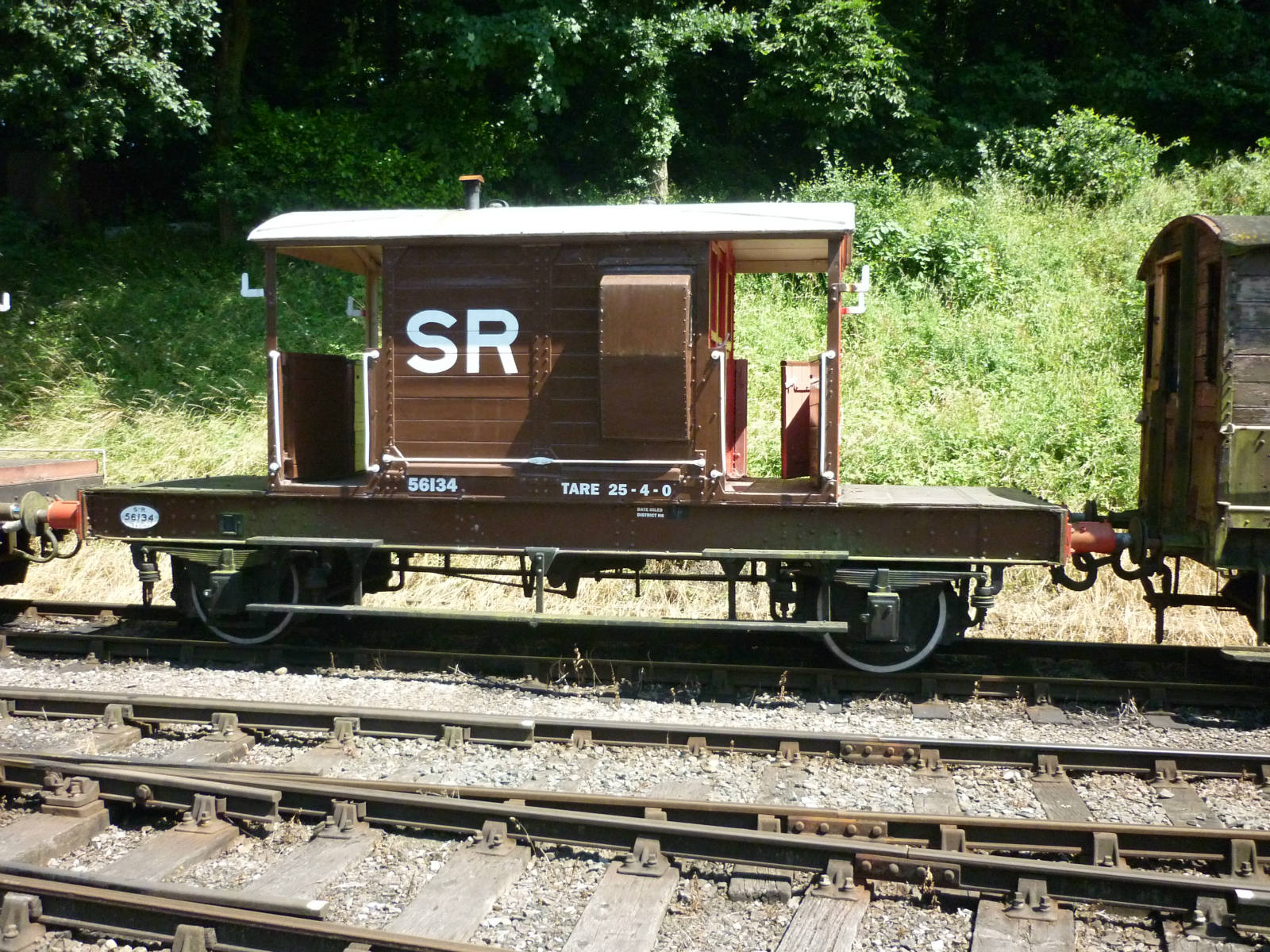 Solve Southern Railway 25 ton Brakevan at Shackerstone. jigsaw puzzle ...