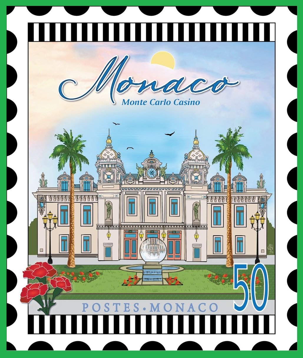 Jigsaw Puzzle | 120 pieces | Francobollo del Monaco | Jigidi