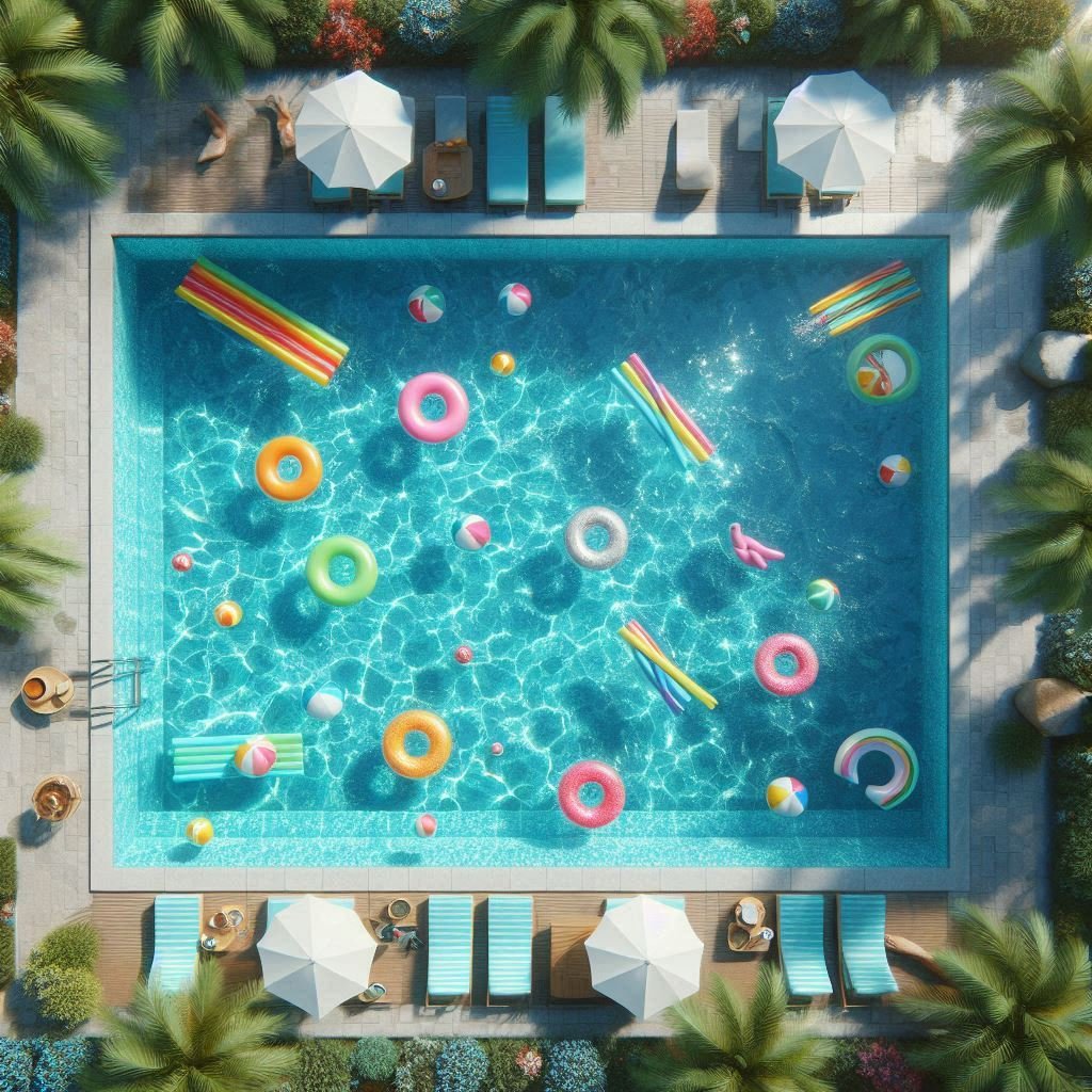 Pool Puzzle Solve Swimming Pool jigsaw puzzle online with 49 pieces