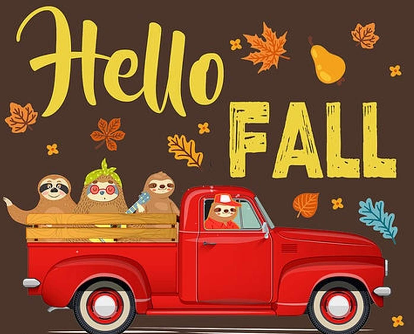 Solving Hello Solve hello fall jigsaw puzzle online with 99 pieces