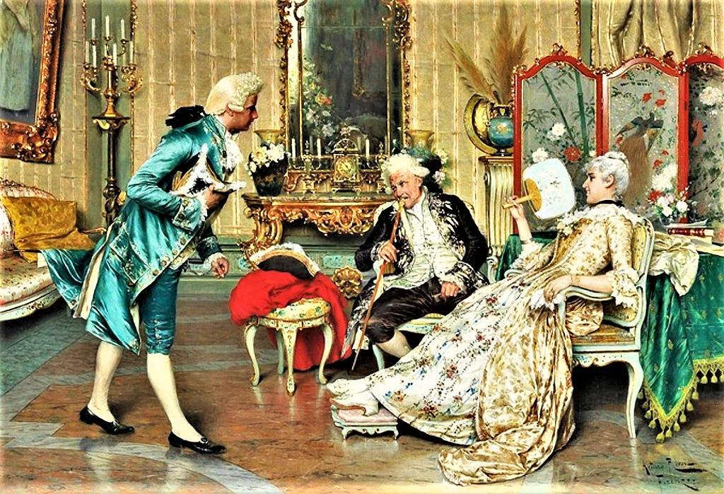 Solve Neo-rococo style jigsaw puzzle online with 140 pieces