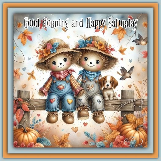 Solve Good Morning Happy Saturday! jigsaw puzzle online with 64 pieces