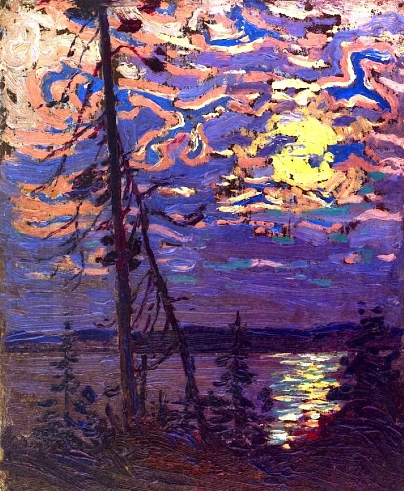 Solve Tom Thomson (Canadian, 18771917) Moonlight, c.1915. jigsaw