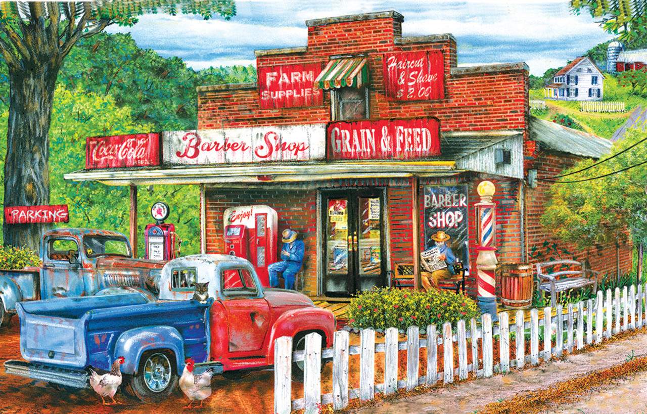 Solve Barber Shop 2 jigsaw puzzle online with 96 pieces