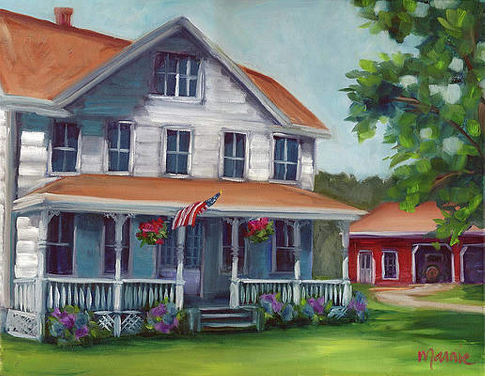 Solve Porch Days jigsaw puzzle online with 525 pieces