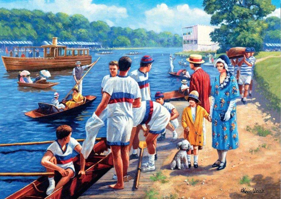 Solve Rowing Regatta jigsaw puzzle online with 192 pieces