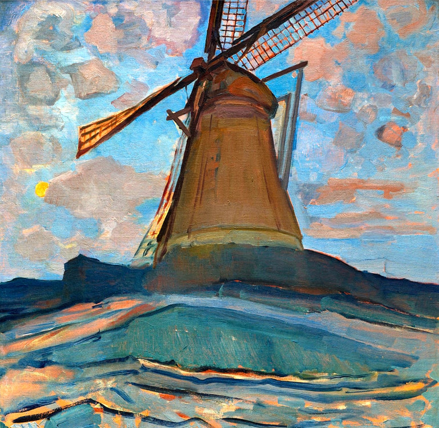 Solve Windmill jigsaw puzzle online with 81 pieces