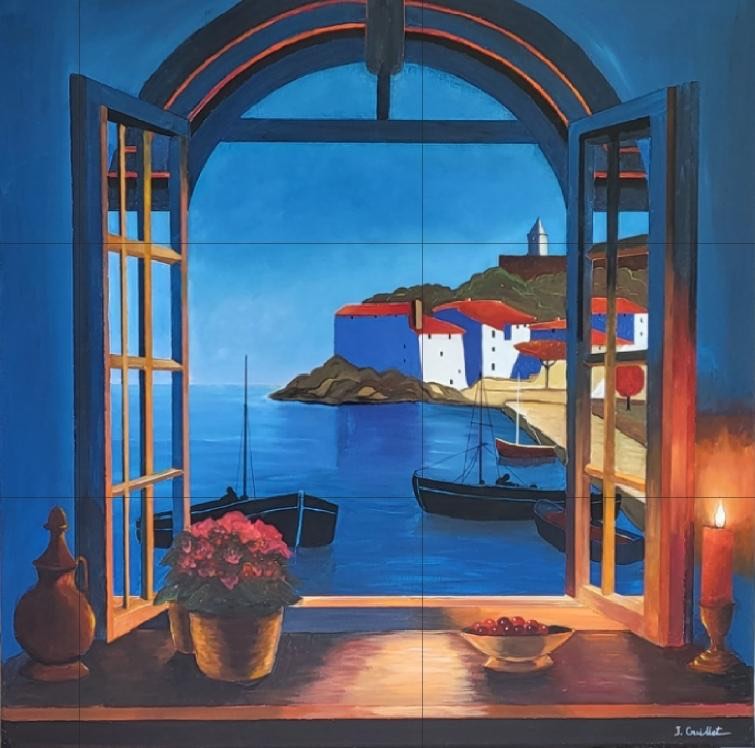 Solve Jacques Guillet jigsaw puzzle online with 100 pieces