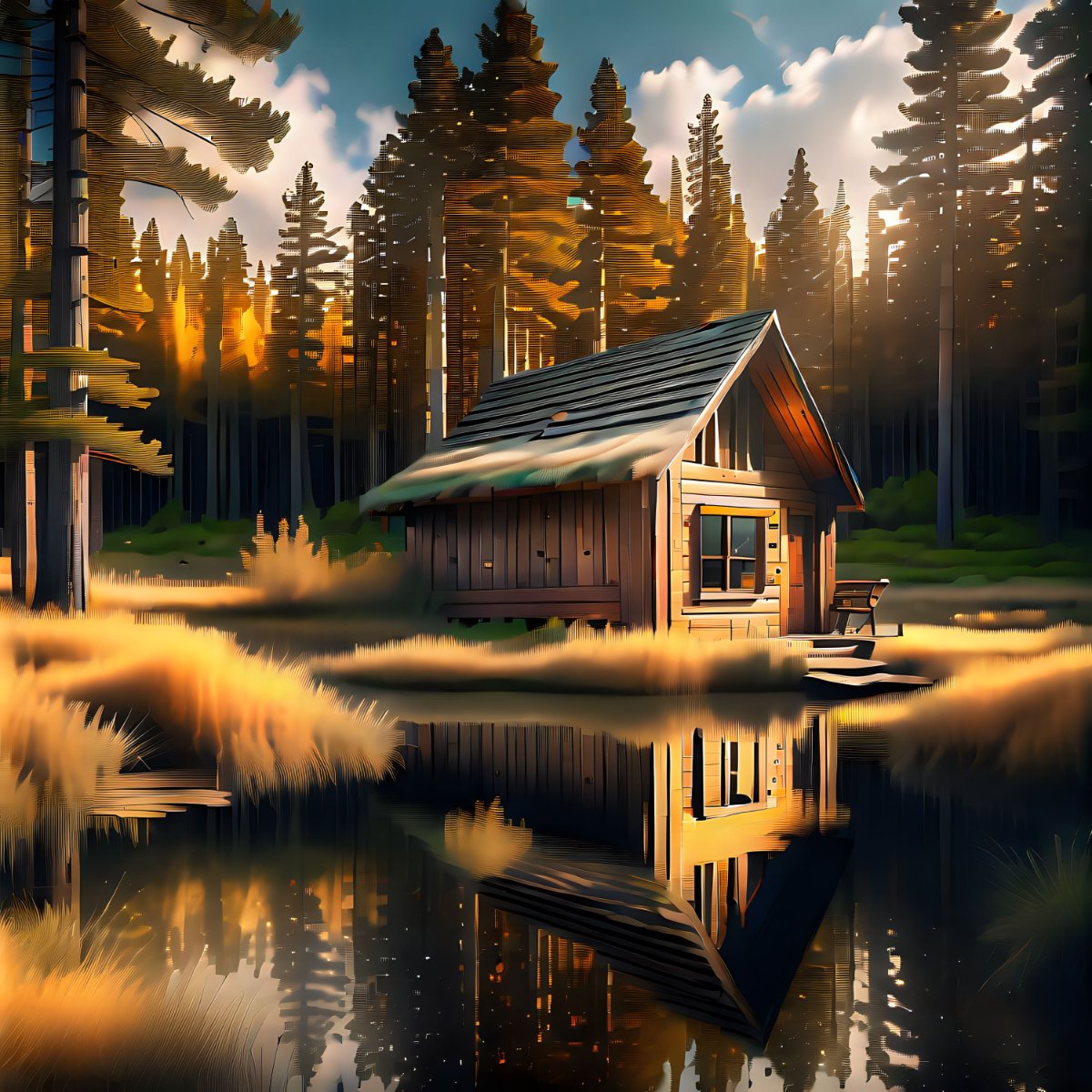 Pixlora 1000-Piece Jigsaw Puzzles For Adults – 2 Pack Lake Cabin & Moonlight Scenes – Nature-Themed Challenging Puzzles – With Poster - View #2
