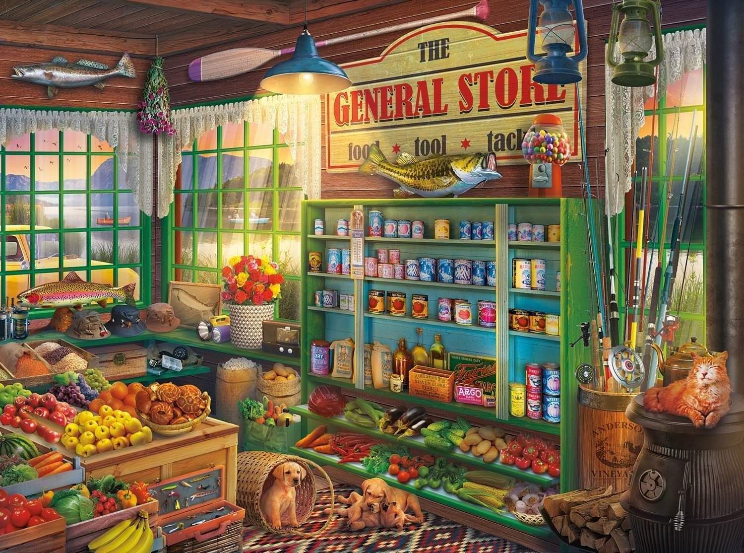 Solve General Store jigsaw puzzle online with 130 pieces