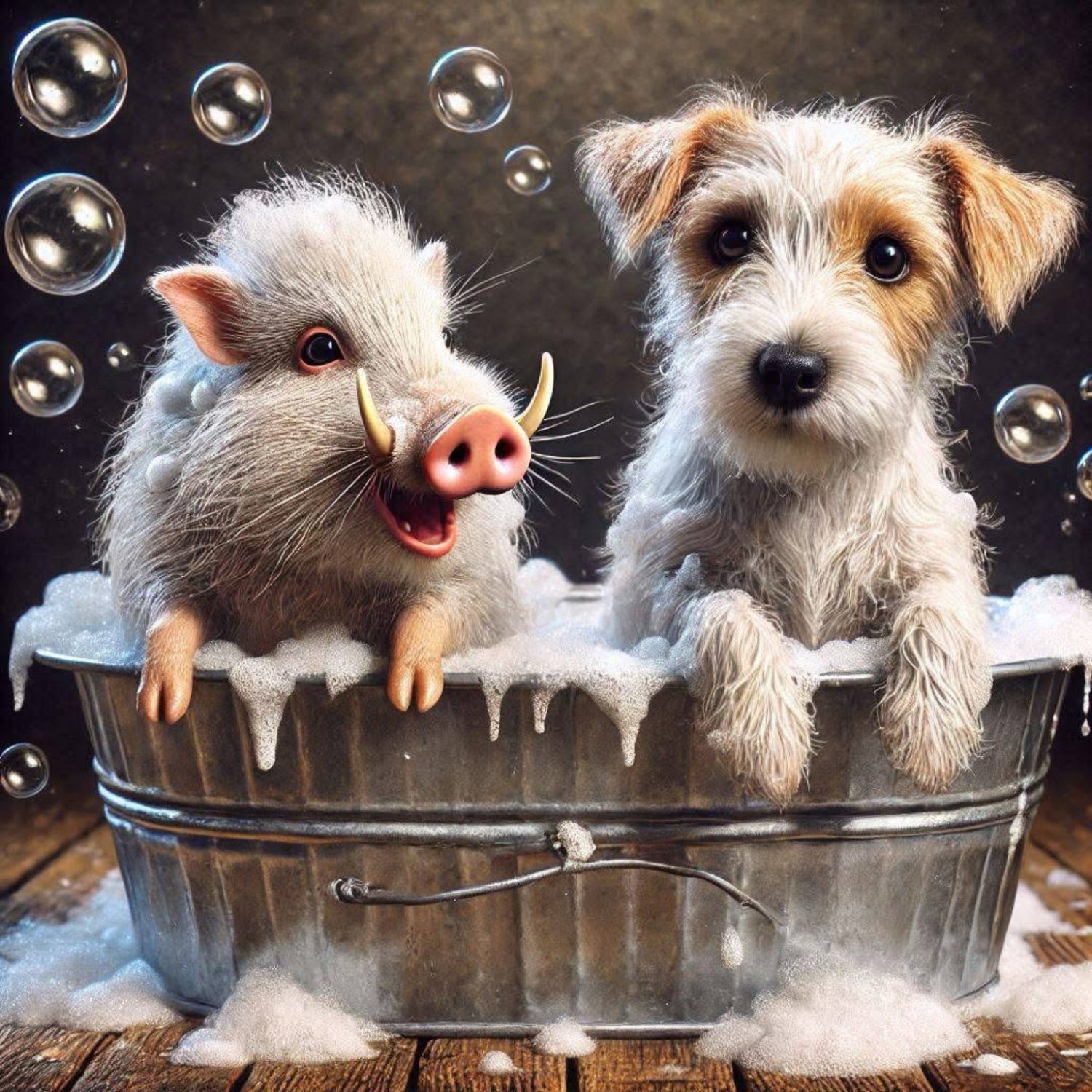 Solve Bath Time jigsaw puzzle online with 64 pieces